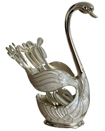 Suport Lebădă cu 6 lingurițe 15cm