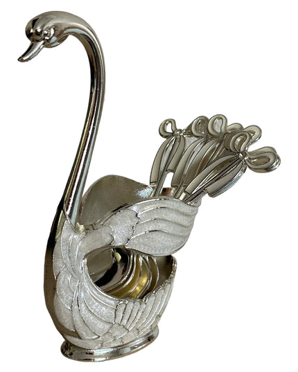 Suport Lebădă cu 6 lingurițe 15cm