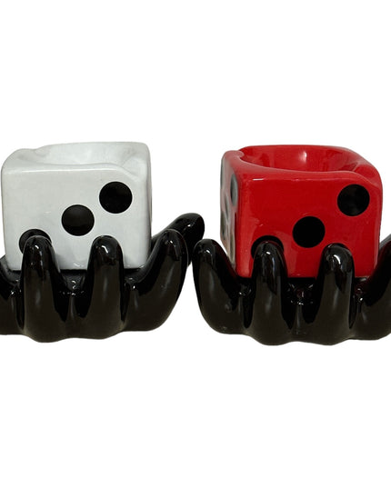 Scrumieră Mână cu zar 11cm