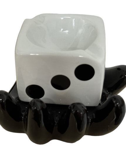 Scrumieră Mână cu zar 11cm