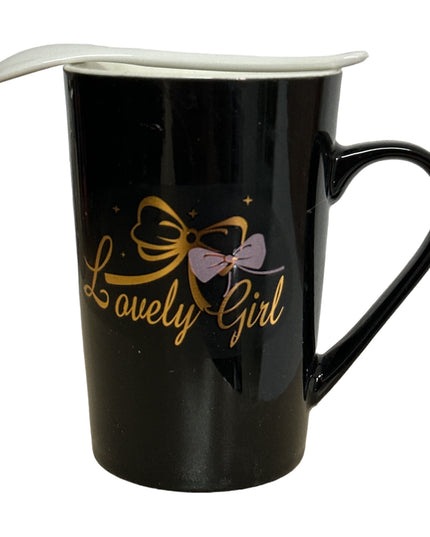 Set cadou cană cu linguriță Lovely HM80