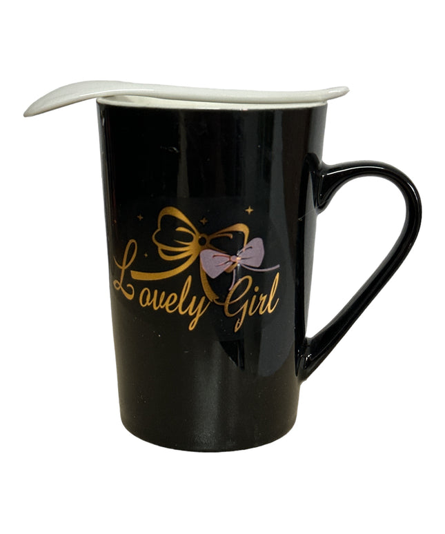 Set cadou cană cu linguriță Lovely HM80