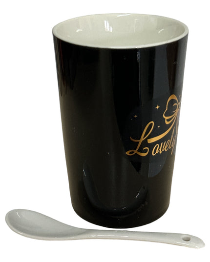 Set cadou cană cu linguriță Lovely HM80