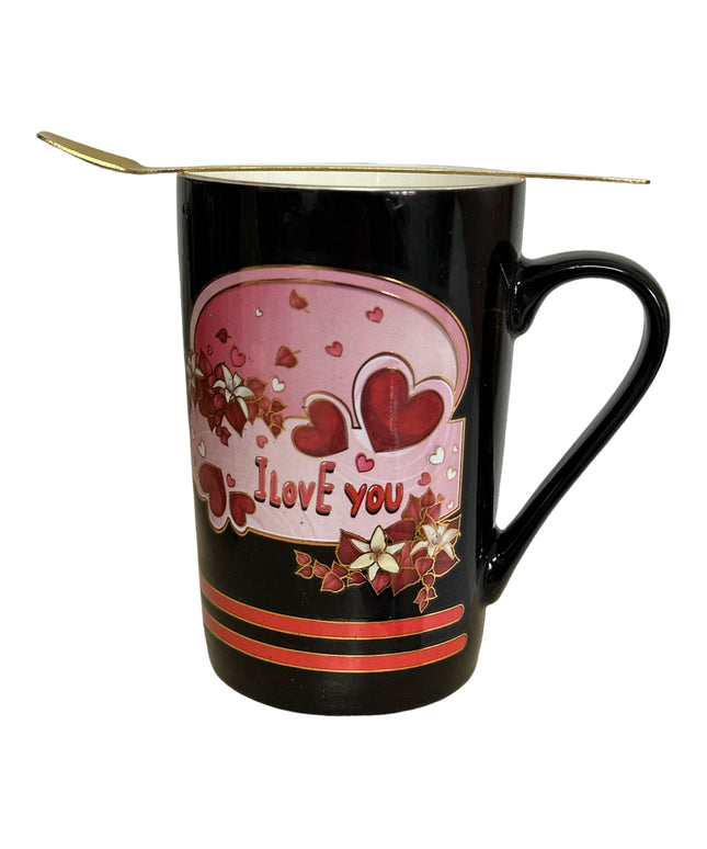 Set cadou cană cu linguriță Love HM215