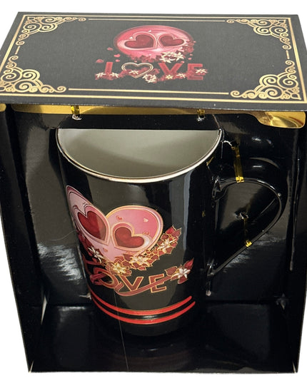 Set cadou cană cu linguriță Love HM215