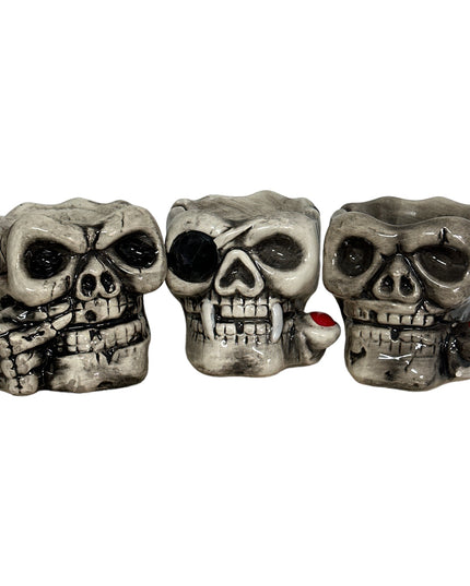 Scrumieră ceramică Schelet 10cm