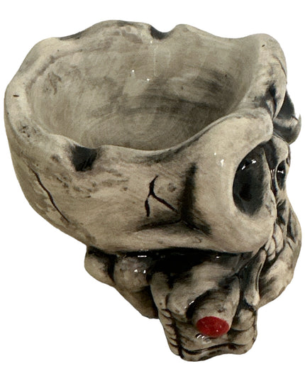 Scrumieră ceramică Schelet 10cm