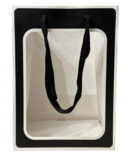 Pungă de cadou cu fereastră 12/set 25cm