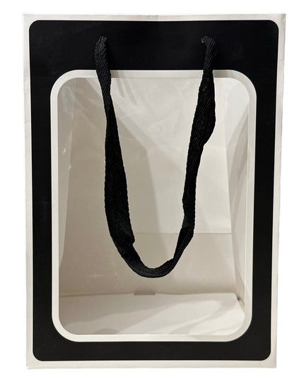 Pungă de cadou cu fereastră 12/set 25cm