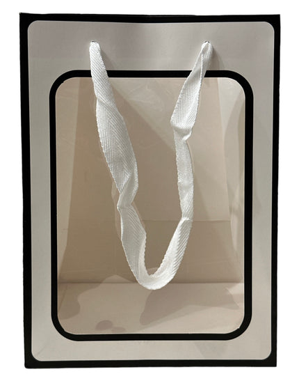 Pungă de cadou cu fereastră 12/set 25cm