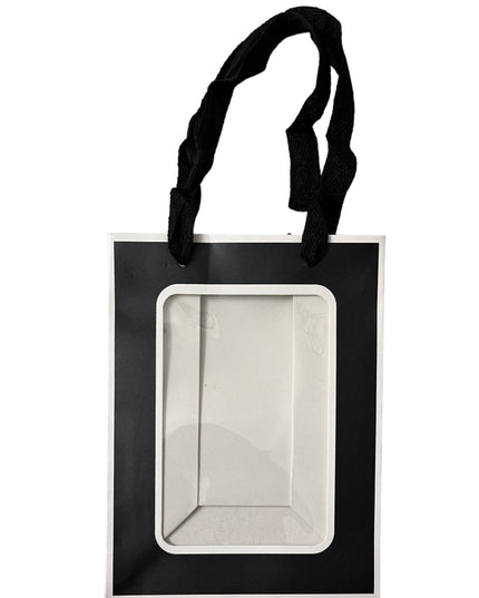 Pungă de cadou cu fereastră 12/set 20cm