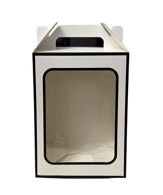 Pungă cadou cutie cu fereastră 12/set 27cm