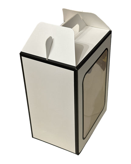 Pungă cadou cutie cu fereastră 12/set 27cm