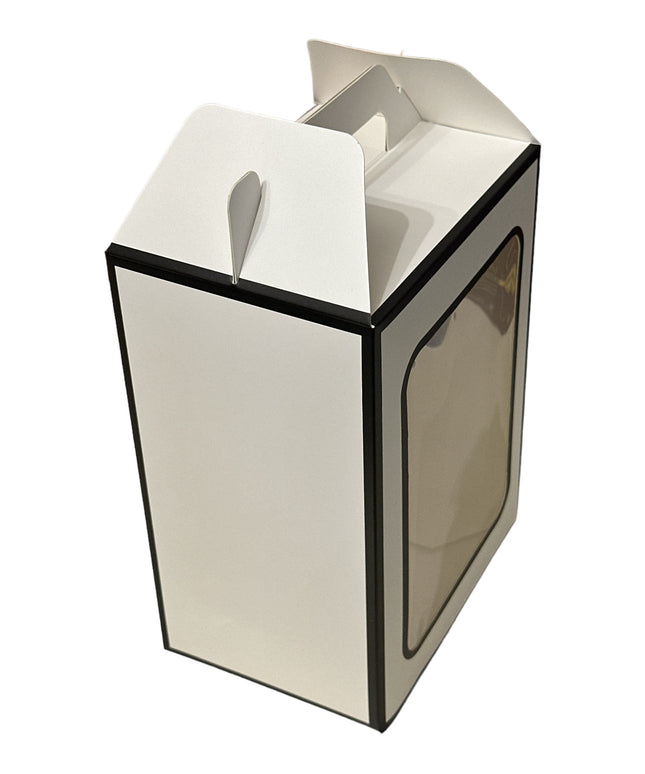 Pungă cadou cutie cu fereastră 12/set 27cm