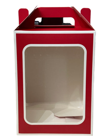 Pungă cadou cutie cu fereastră 12/set 27cm