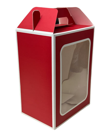 Pungă cadou cutie cu fereastră 12/set 27cm