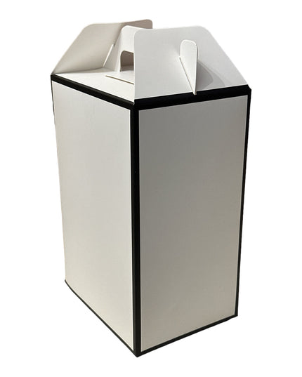 Pungă cadou cutie cu fereastră 12/set 27cm