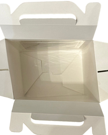 Pungă cadou cutie cu fereastră 12/set 27cm