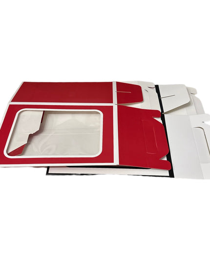 Pungă cadou cutie cu fereastră 12/set 27cm