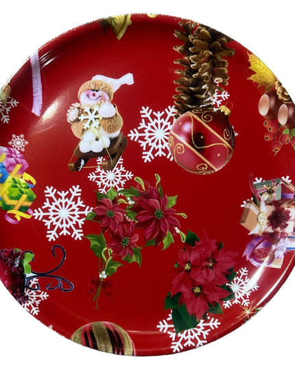 Tavă plastic Crăciun 29cm