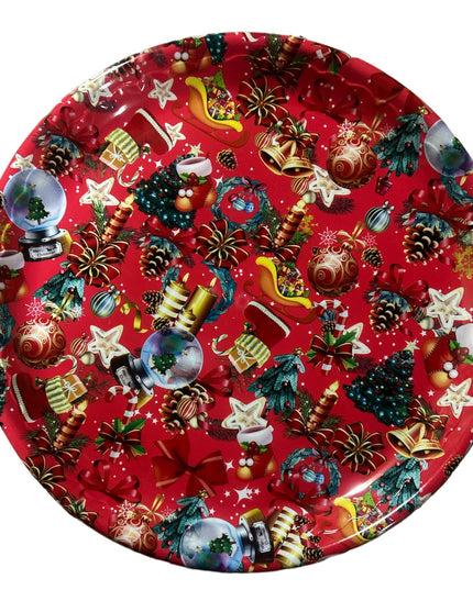 Tavă plastic Crăciun 35cm