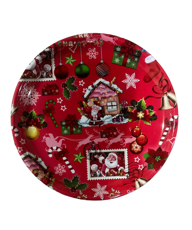 Tavă plastic Crăciun 35cm