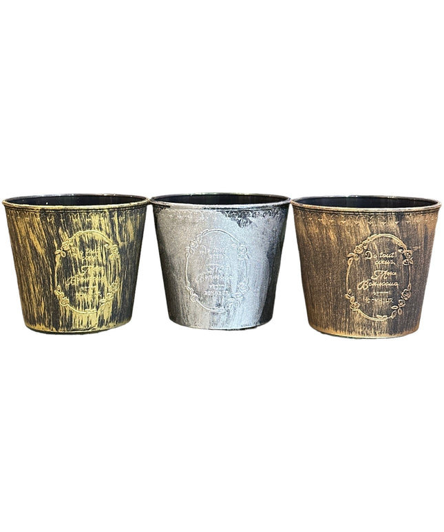 Ghiveci plastic 3/set 8cm