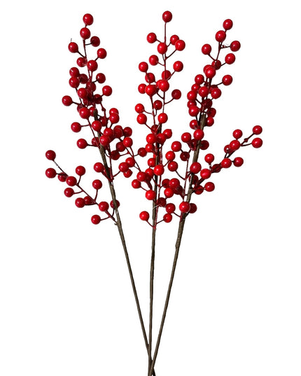 Fir Bobițe fructe de pădure artificiale 53cm