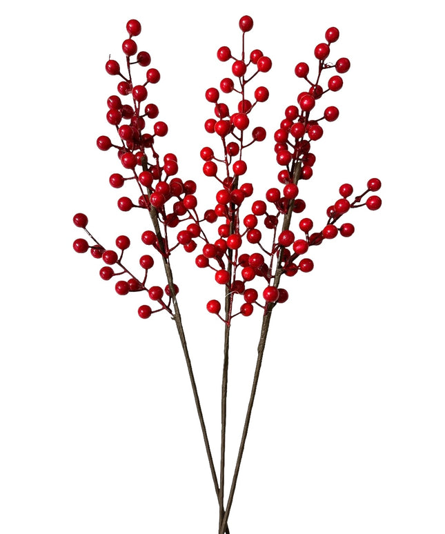 Fir Bobițe fructe de pădure artificiale 53cm