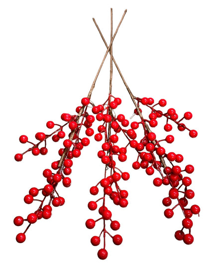 Fir Bobițe fructe de pădure artificiale 53cm