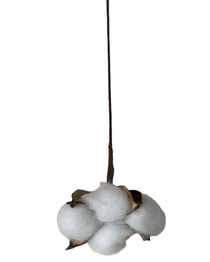 Fir de Bumbac alb 10/set 30cm