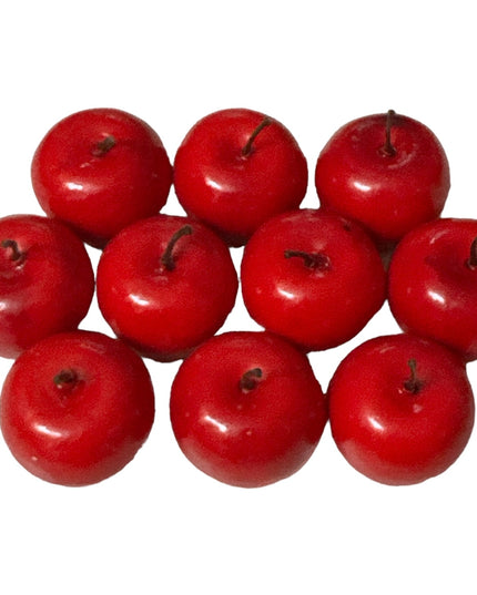 Mere roșii polistiren 10/set 5cm