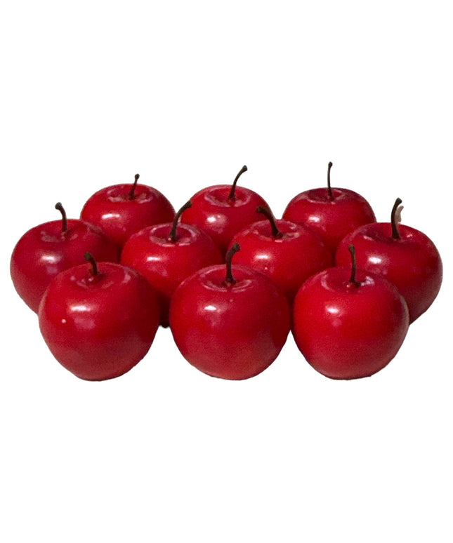 Mere roșii polistiren 10/set 5cm