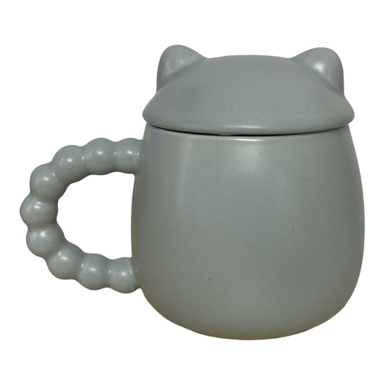 Set cană ceramică cu capac și linguriță Pisicuță 928-1