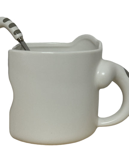 Set cană cu linguriță Happy Cat 928-4