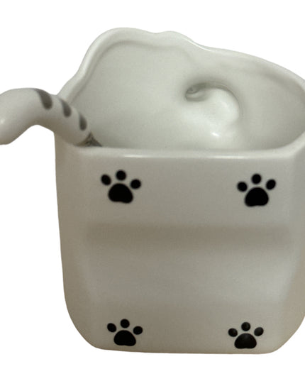 Set cană cu linguriță Happy Cat 928-4