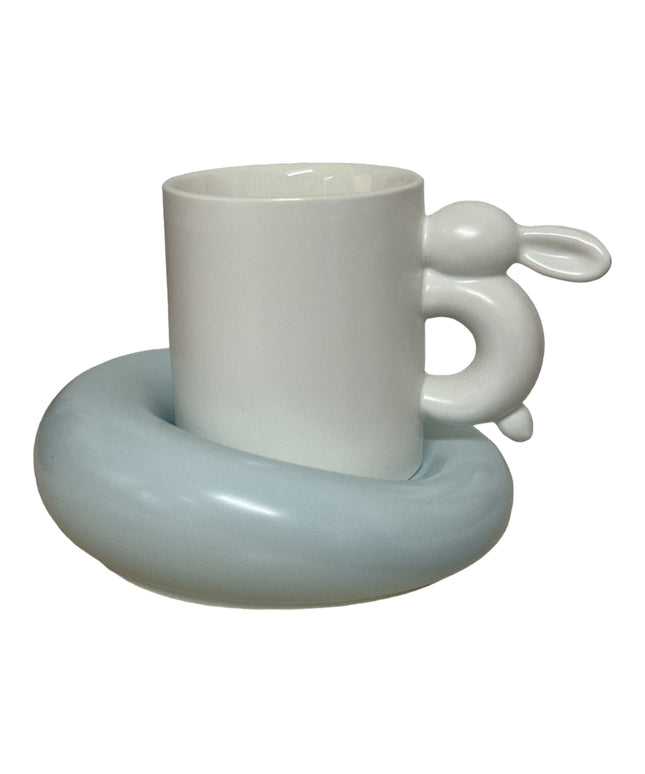 Set cană cu farfurie Iepuraș 928-7