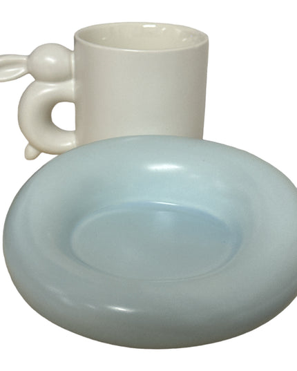 Set cană cu farfurie Iepuraș 928-7