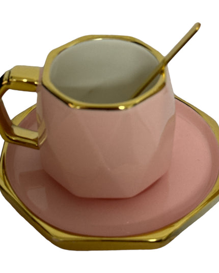 Set cadou ceașcă cu farfurie și linguriță 928-8