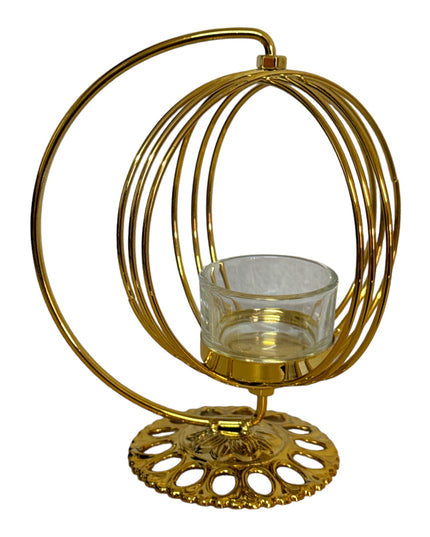 Suport lumânare glob metalic 912-9