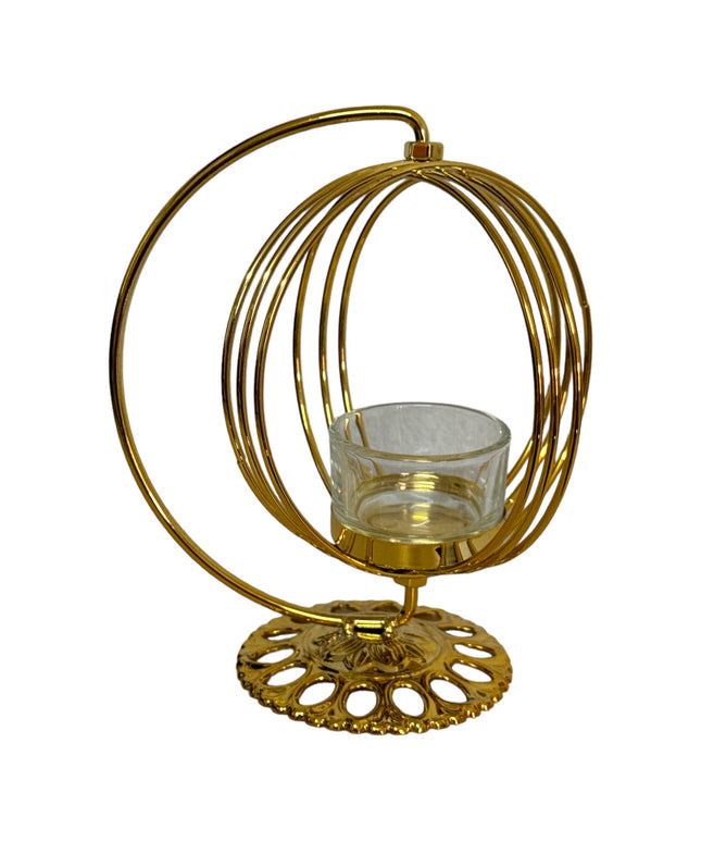 Suport lumânare glob metalic 912-9