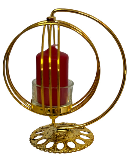 Suport lumânare glob metalic 912-9