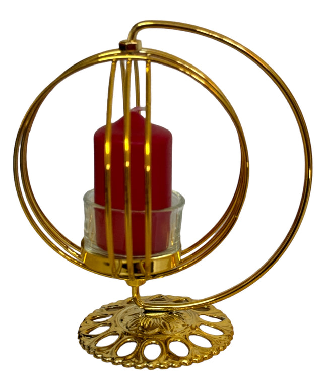 Suport lumânare glob metalic 912-9