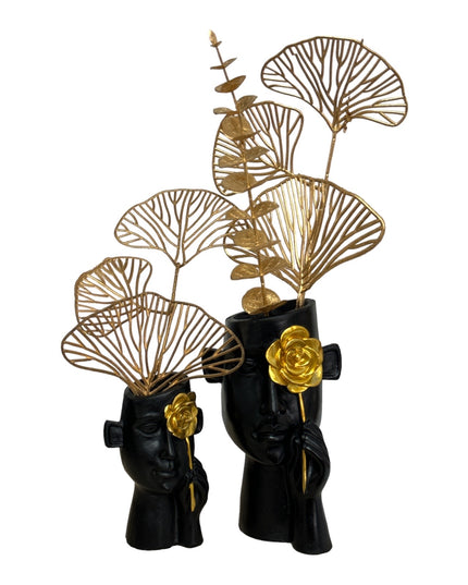 Vază decor 2/set 12x8cm