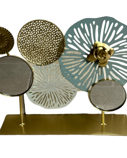 Decor metalic Floral 30cm