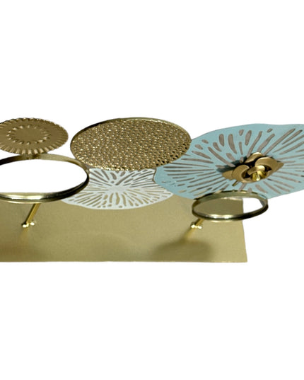 Decor metalic Floral 30cm