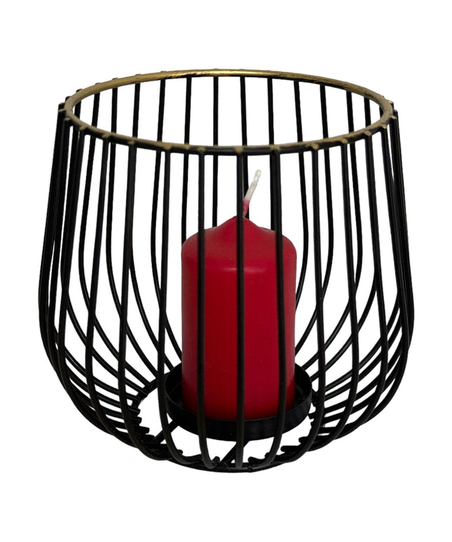 Suport lumânare metalic 931-3 13cm