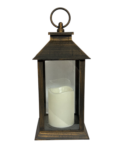 Felinar lumânare cu baterii Vintage 33cm