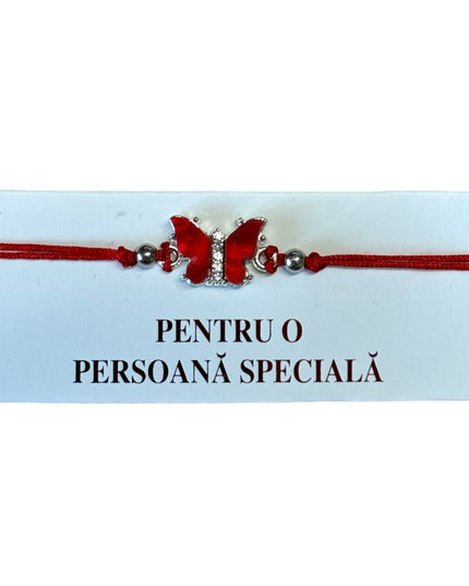 Mărțișor brățară cu șnur 12/set Argintiu