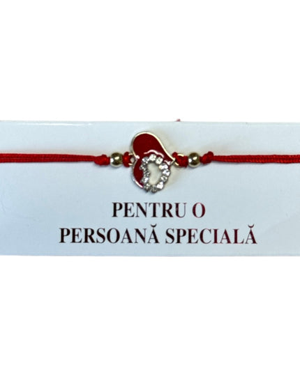 Mărțișor brățară cu șnur 12/set Auriu